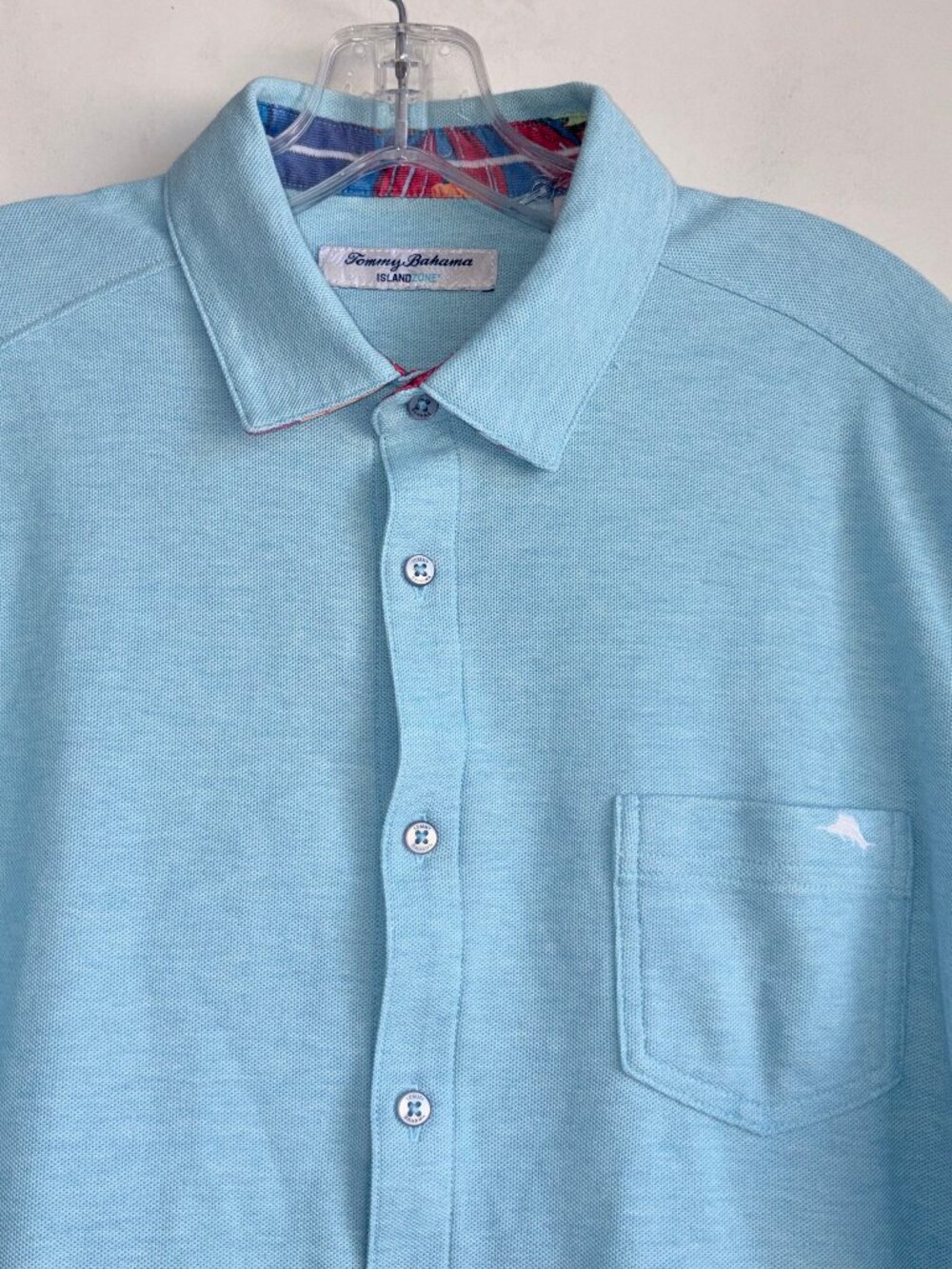Tommy Bahama Island Zone Shirt Men's Medium Blue - Picture 2 of 11